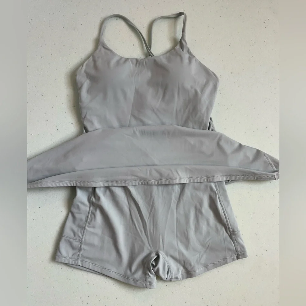 Turquoise Racerback Dress - Picture 4 of 5